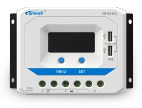 regulador de carga epsolar 60 a. 12/24/36/48 v modelo vs au